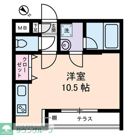 ポルタ西新宿の物件間取画像
